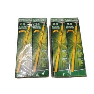 2017 Ticonderoga Pencils #2 HB Lead 192 Sealed Unsharpened Dixon 16 Pack 13882